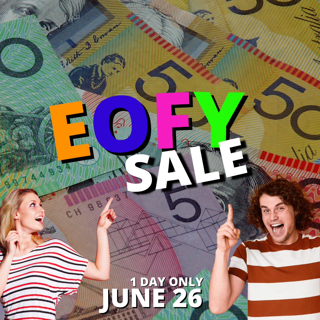 End of Financial Year 1 Day Sale June 26th 