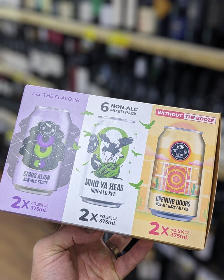 Check out these little non-alcoholic beer packs from the crew at Hop Nation. Non-alcoholic beers representation of the 6,6,6 rule...

😯