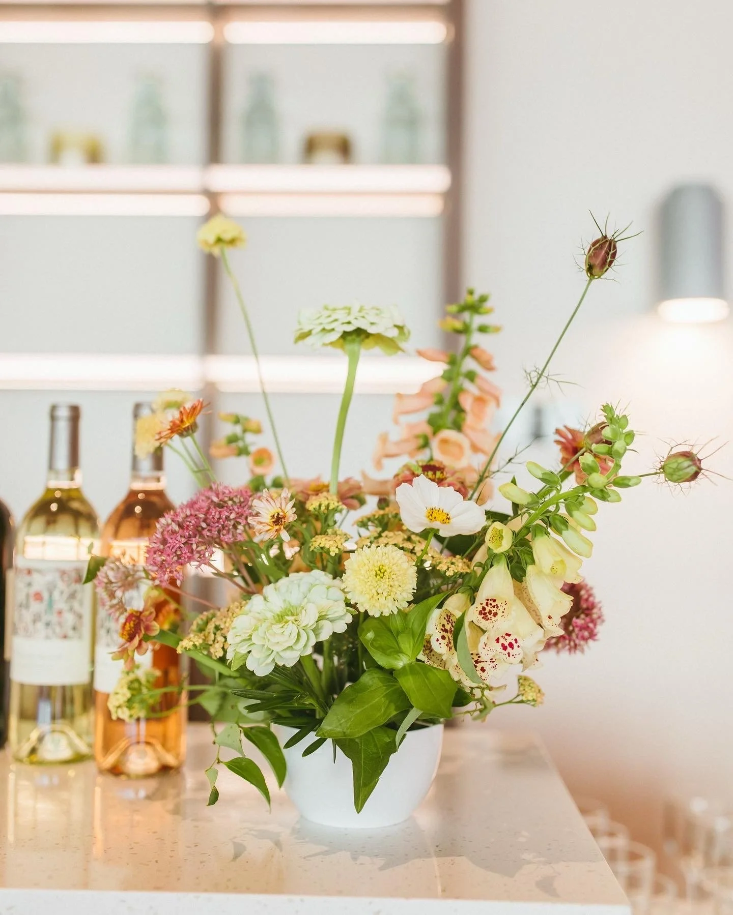 Wedding Bar Arrangement Centerpiece Edmonds