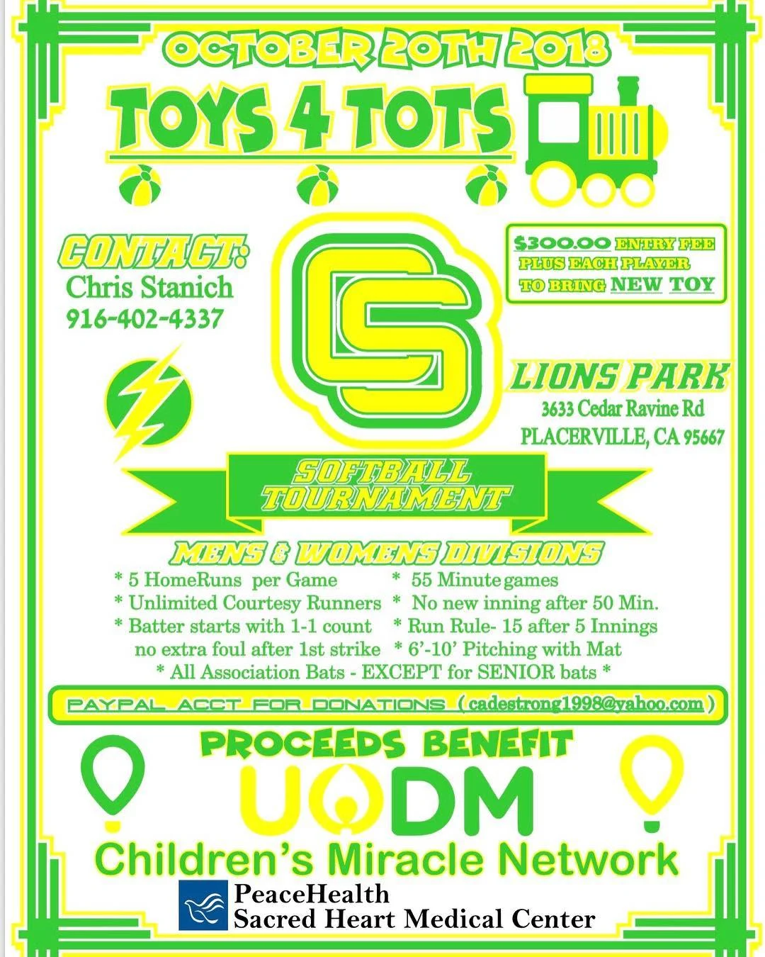 CS Toys 4 Tots Tournament