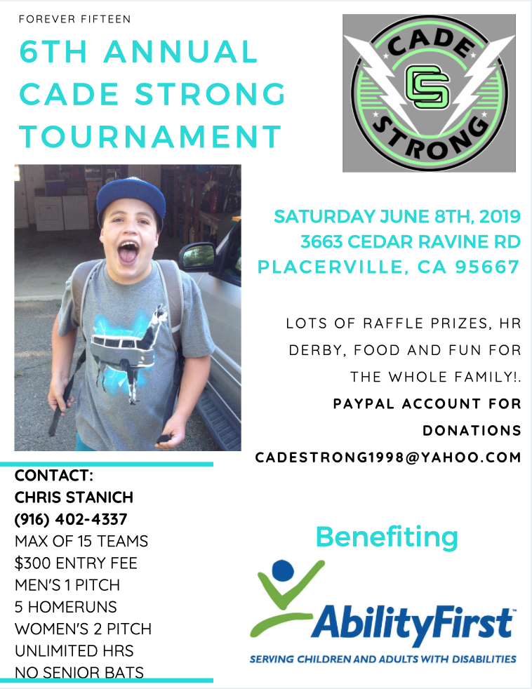 6th Annual Cade Strong Tournament 