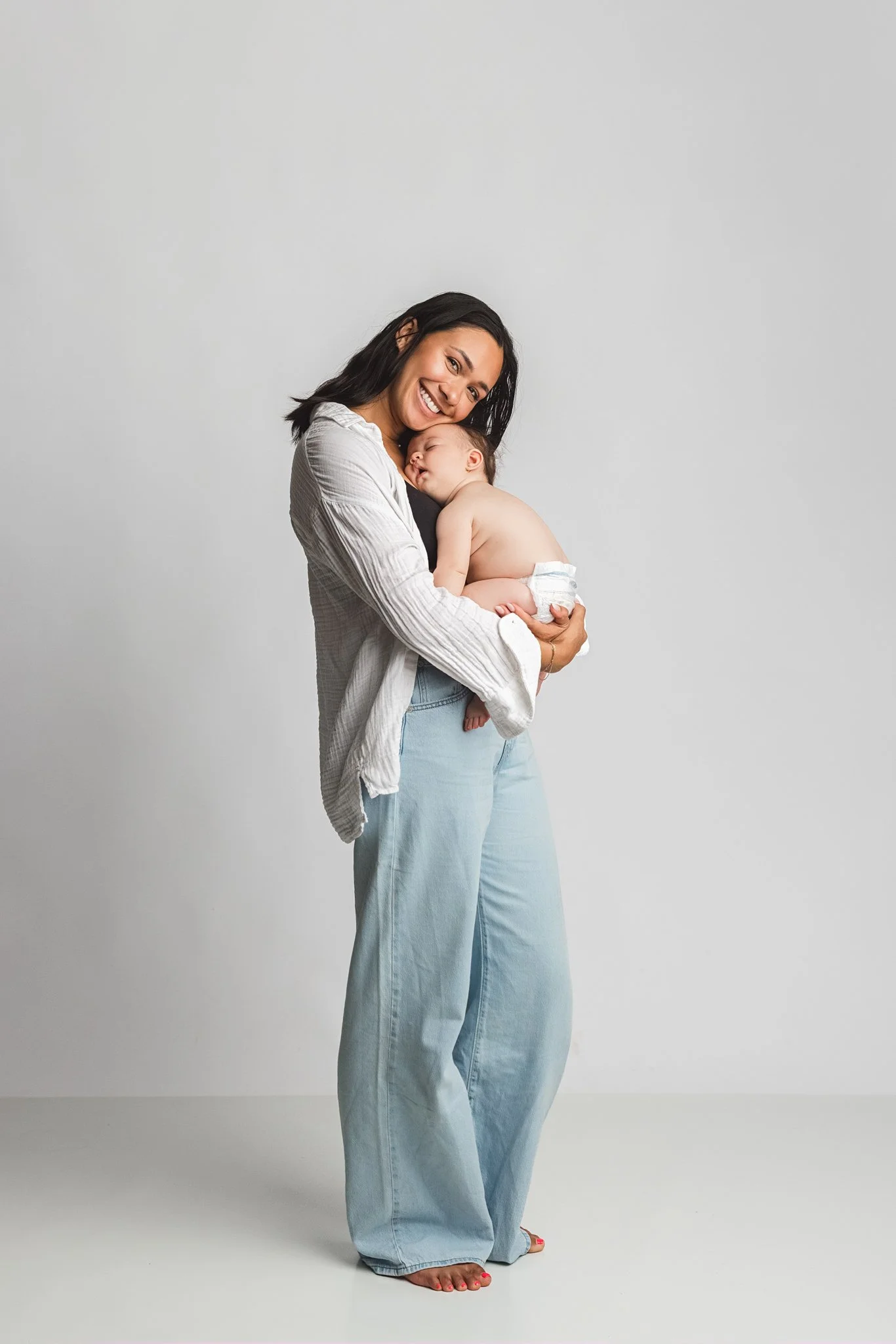 baby and mom portraits