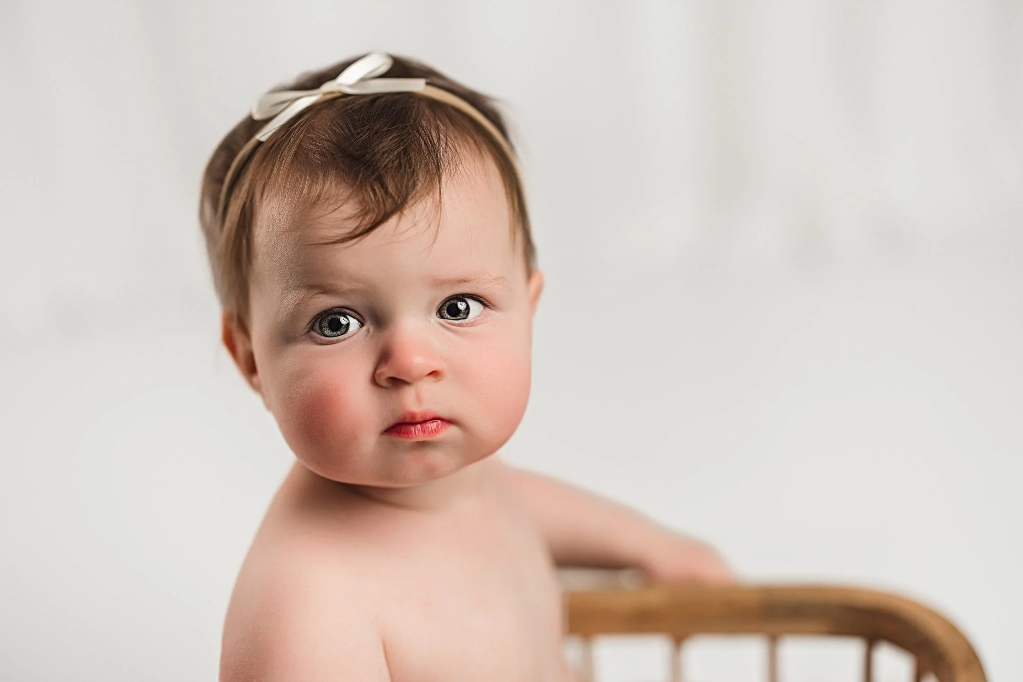 Bright & Simple Baby Portrait | Seattle, Bellevue & Tacoma Milestone Photographer