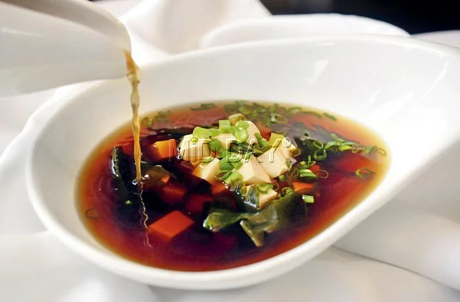 Miso soup. Pic/Sameer Markande