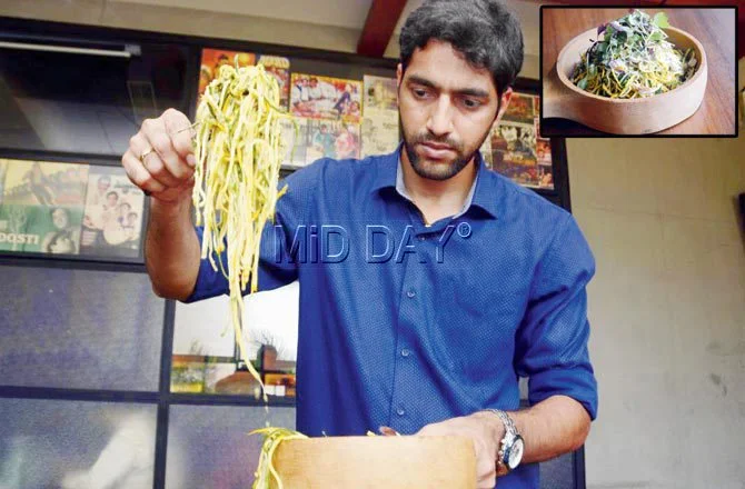 Spaghetti zucchini. Pics/Sneha KHarabe