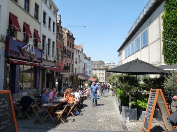 The Sablon district, Brussels