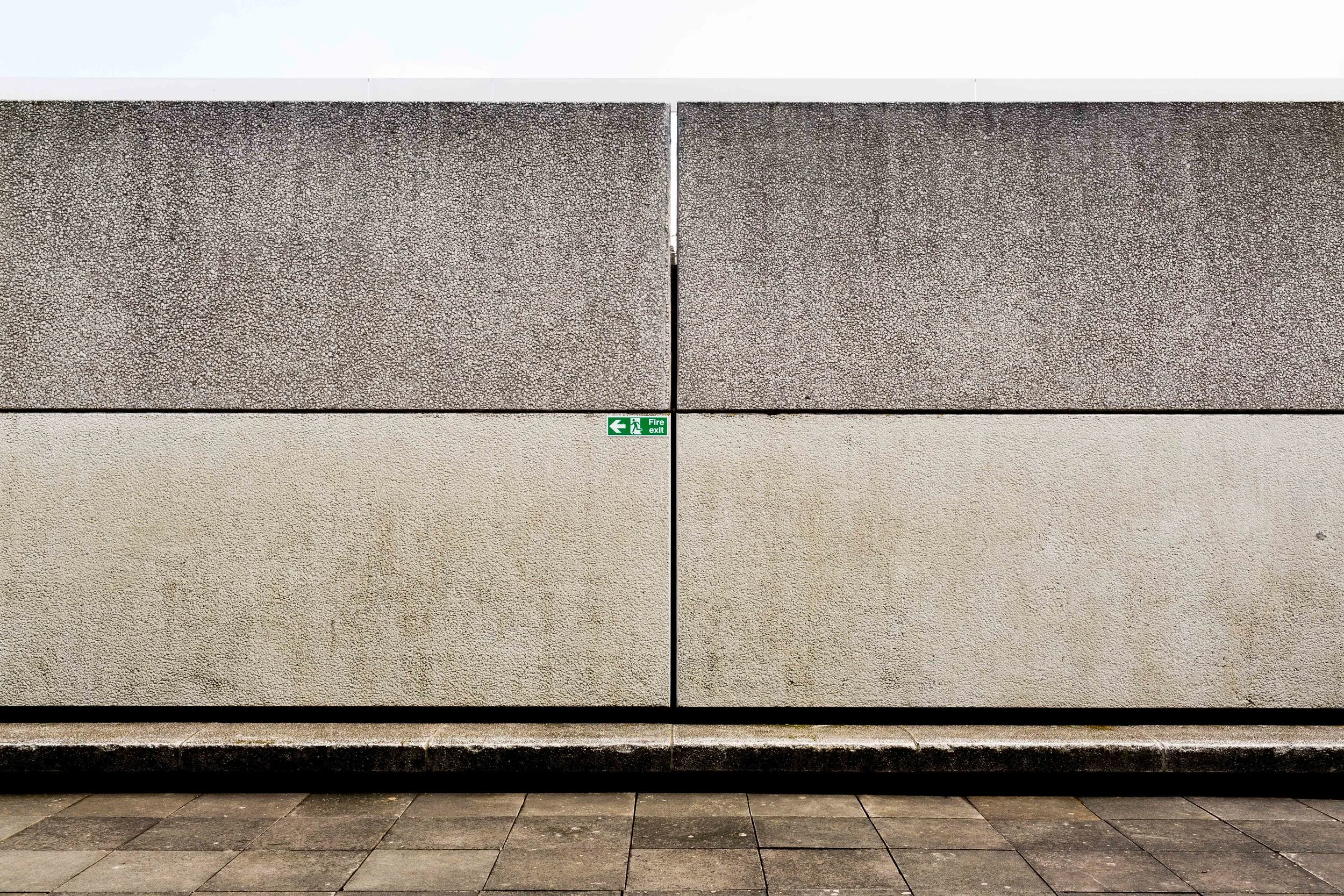  Wall opposite Corby Rooftop Gallery and Workshops. Queens Square. 