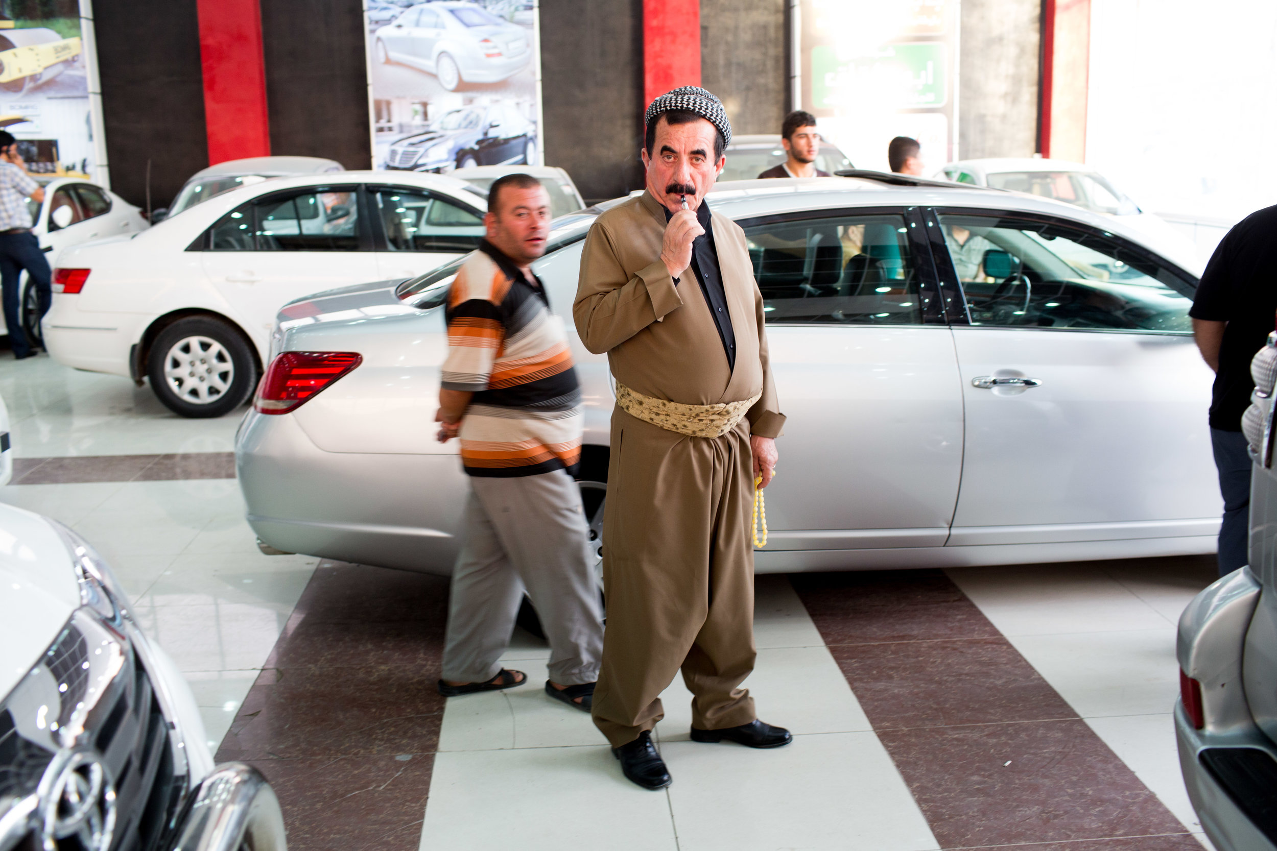 Abu Mushtaq. Car showroom. Duhok. Northern Iraq. Kurdistan 