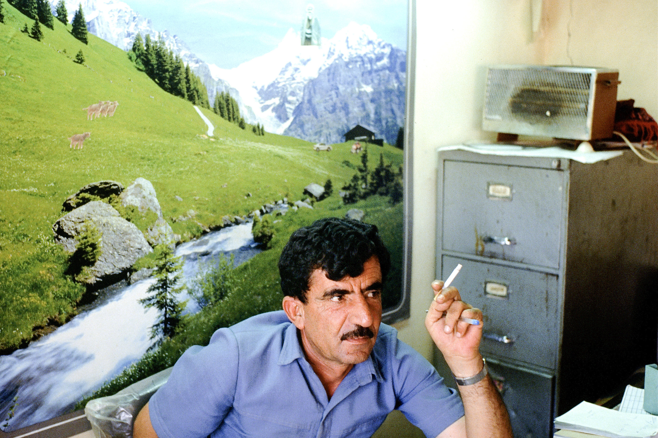 Businessman in his office. Duhok. Northern Iraq. Kurdistan