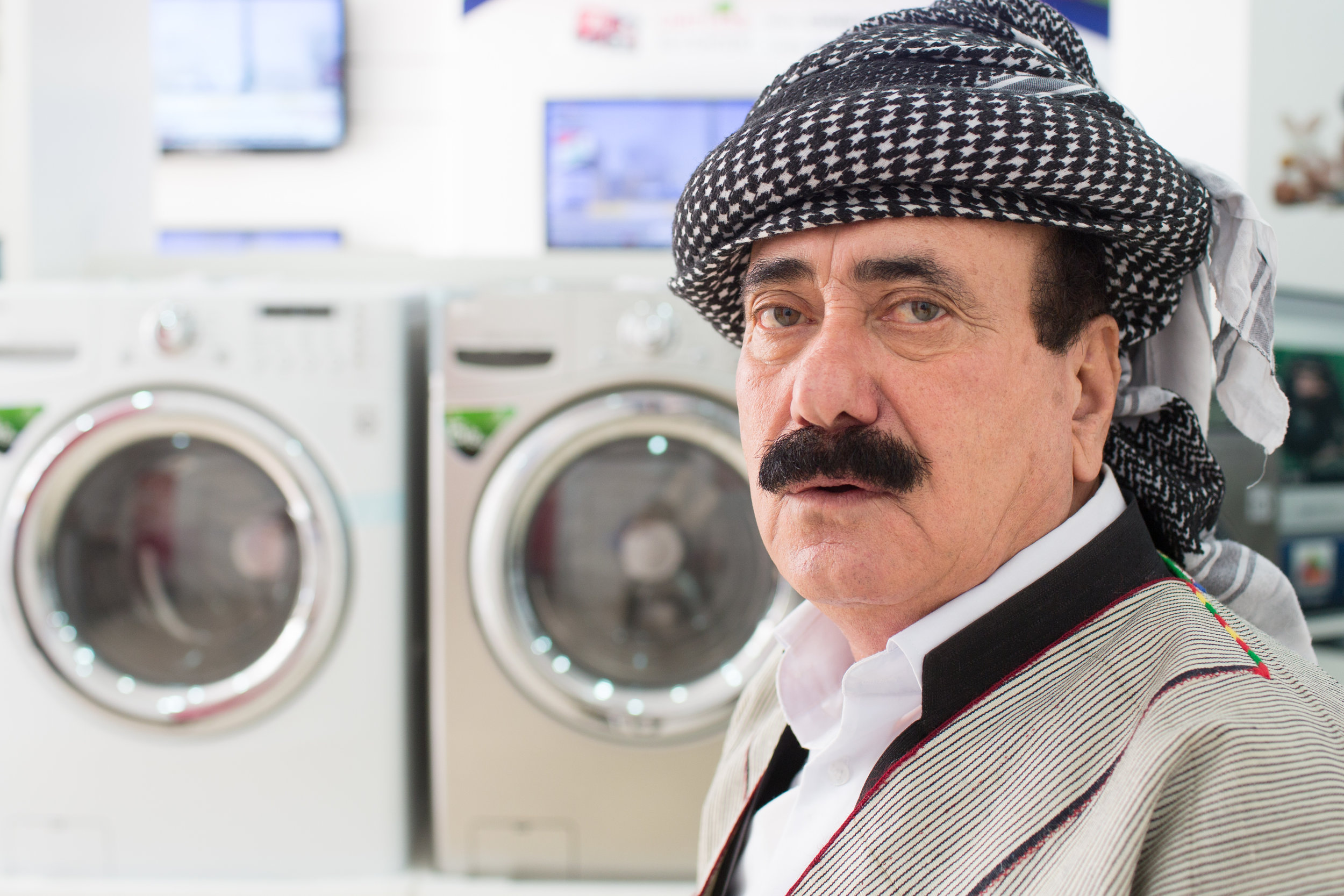 Washing machine shop manager. Duhok. Northern Iraq. Kurdistan