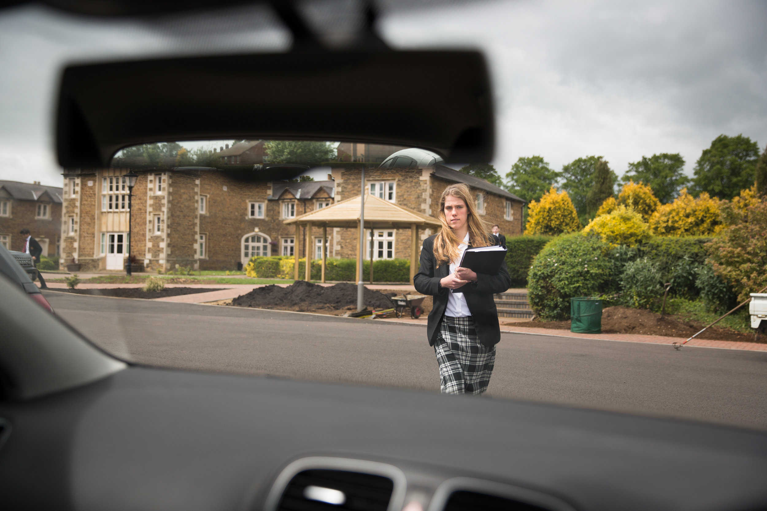 Haddi after her History GCSE exam. June 2015