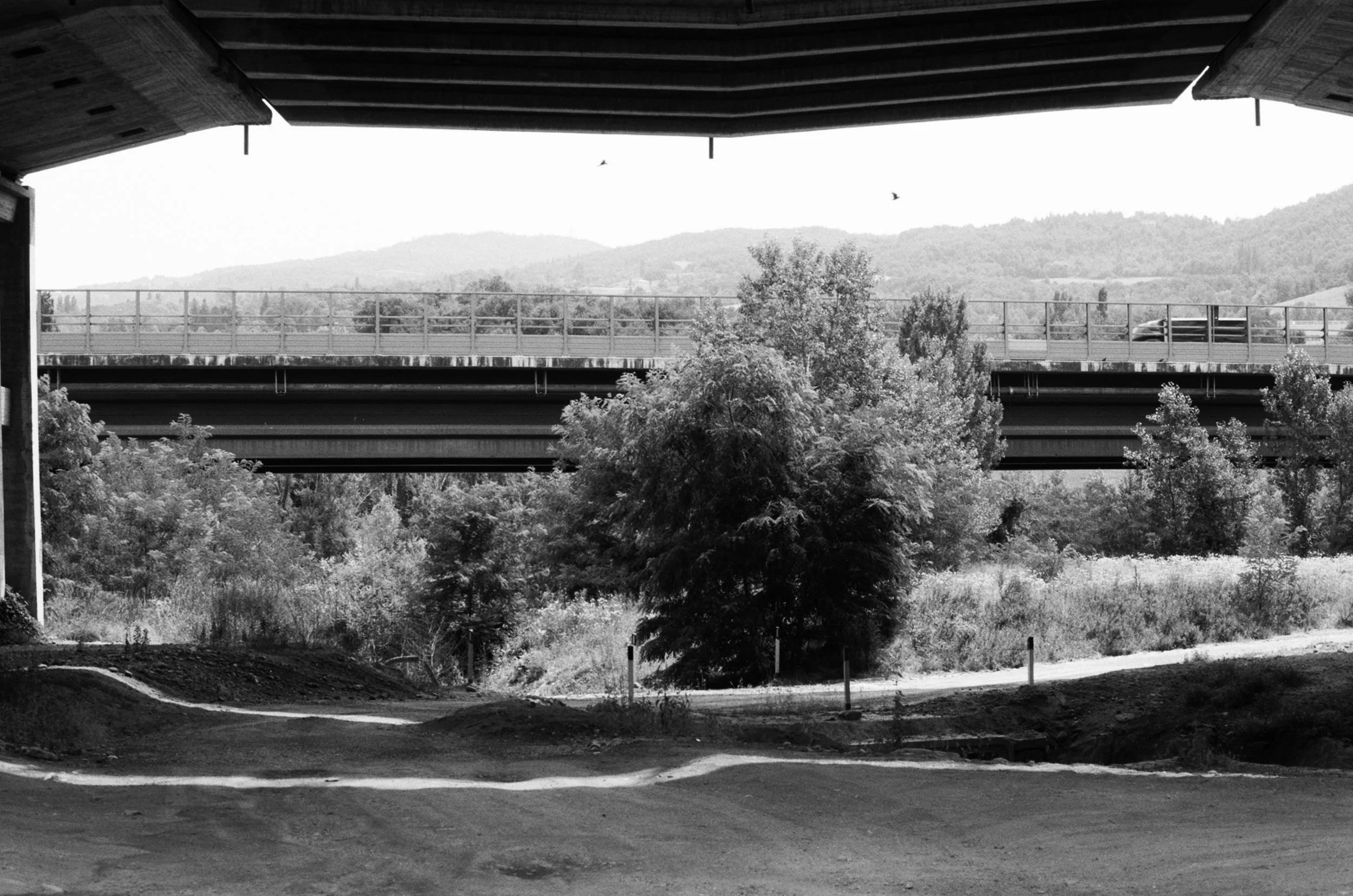  Below the A1 motorway. Quercia. Bologna. Italy 