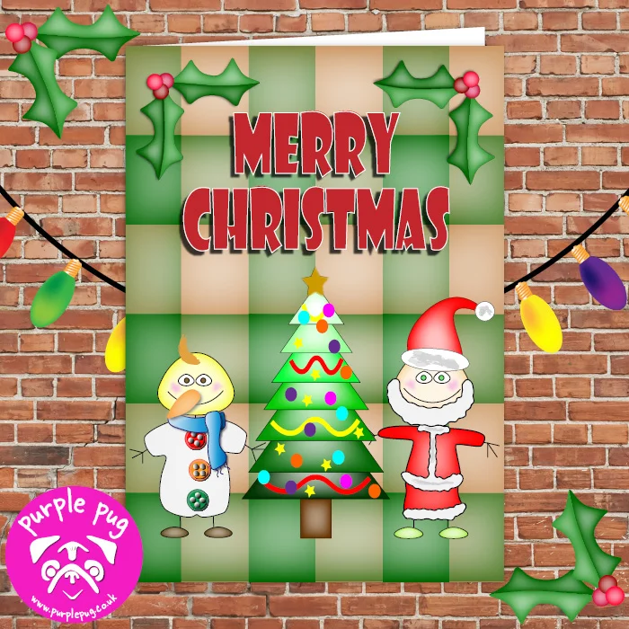 PA017 Merry Christmas Boo Clay Tree Green Gold WF.jpg