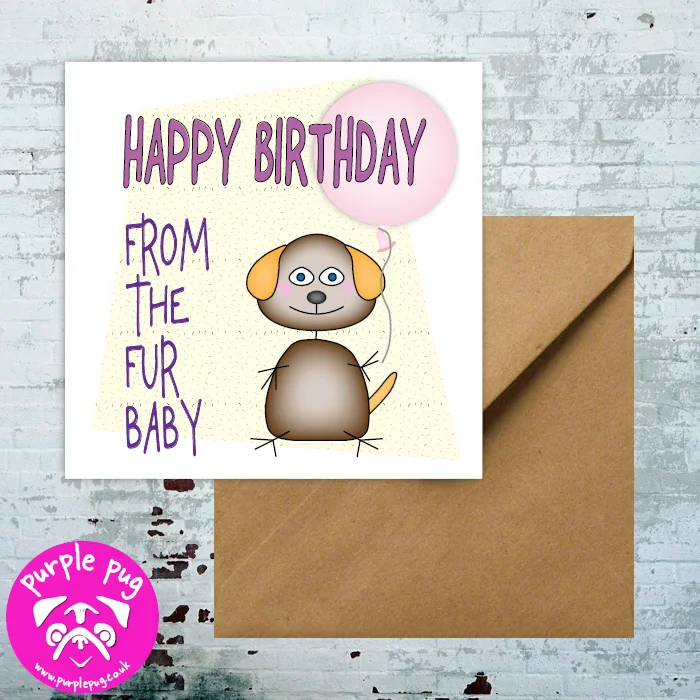 SQ074 HBD FROM FUR BABY BROWN DOG WF.jpg