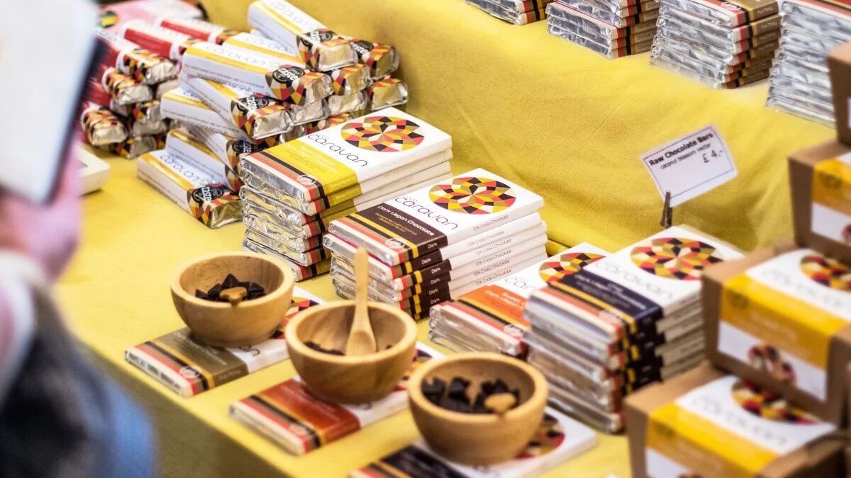 Cococaravan at Chippenham Vegan Fair 2019 / Photo credit: Alison Woodham Photography