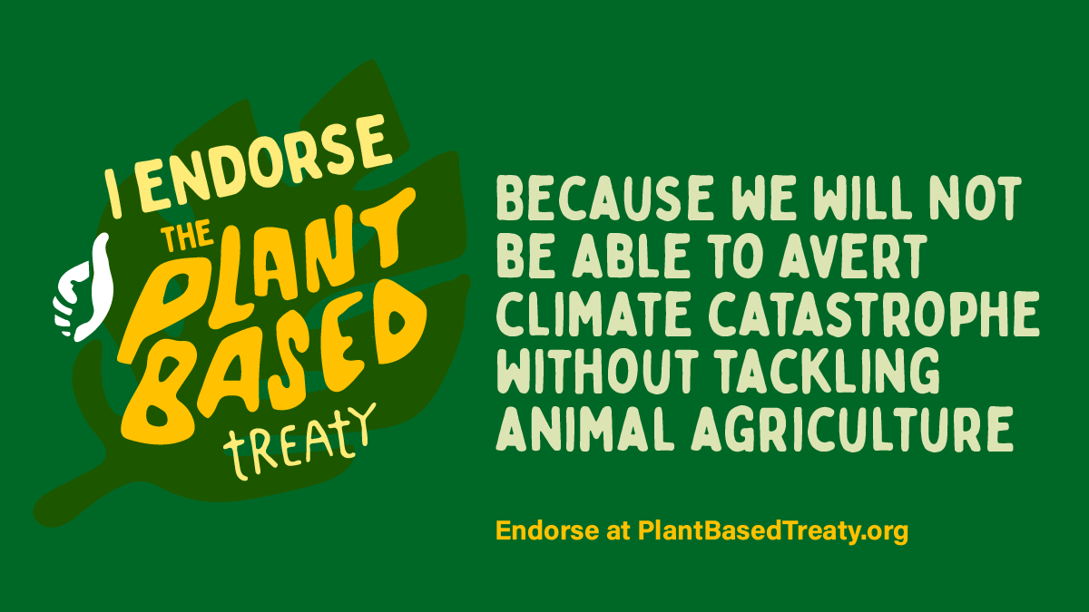 We Support the Plant Based Treaty  Vegan Fairs