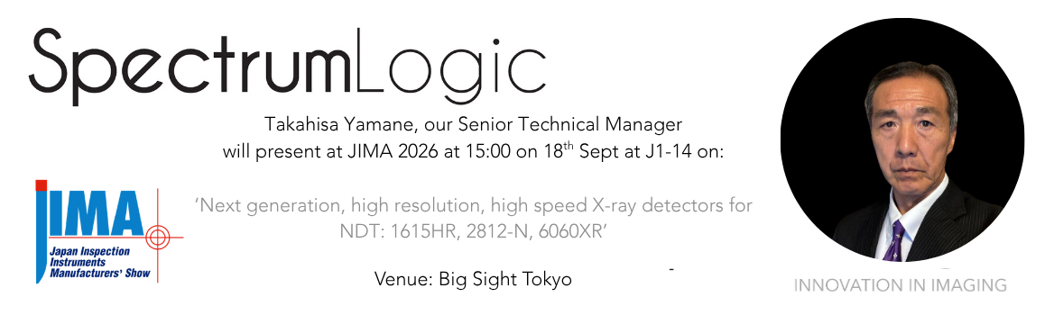 Spectrum Logic bring their next generation AXI and NDT detectors to JIMA 2026