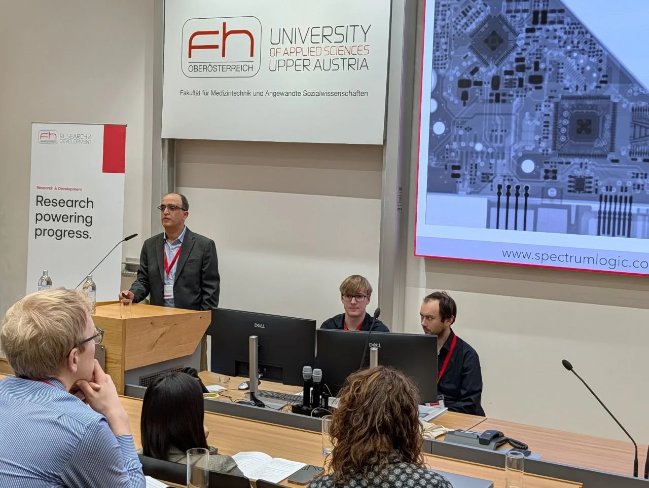 Asmar Khan presenting at iCT 2026