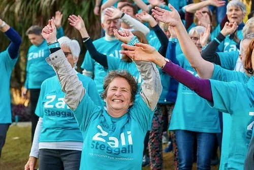 Zali volunteers getting into the spirit