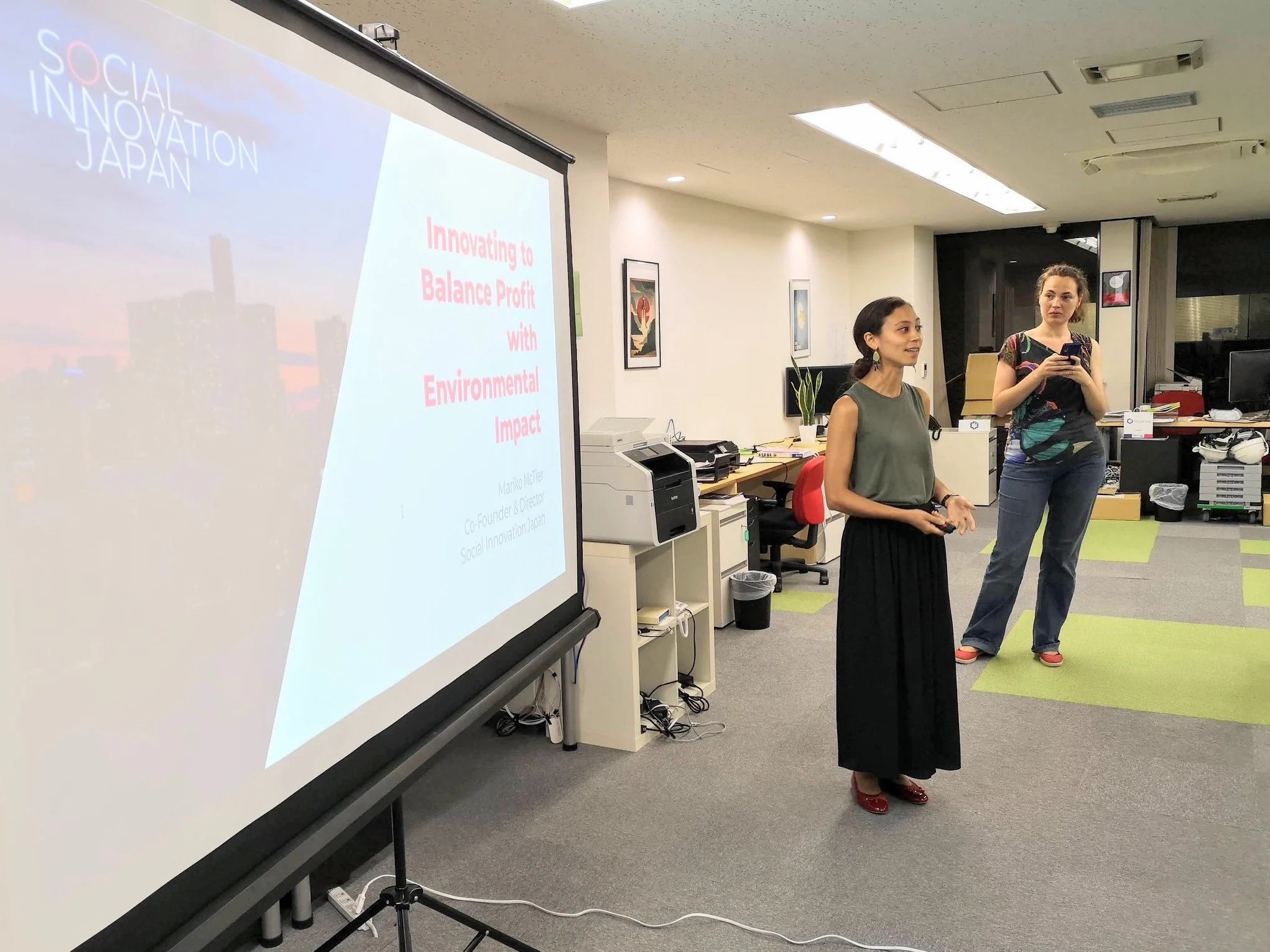 Talk at Place2B: Sustainability and Innovation 