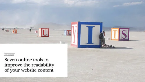 Seven online tools to improve the readability of your website content