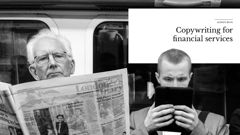 Copywriting tips for the financial services industry