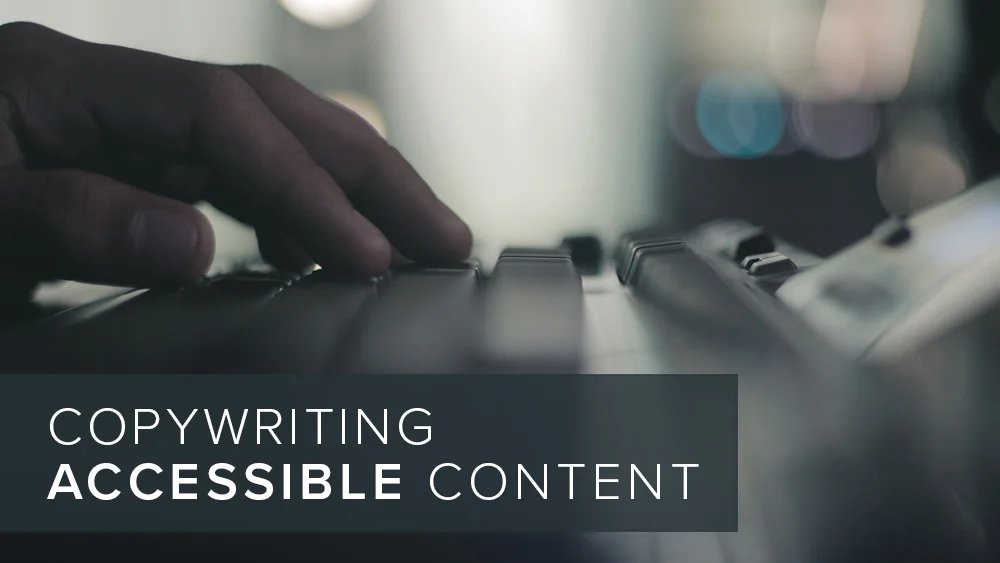 Five tips for writing accessible content