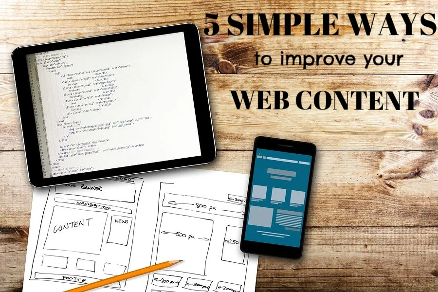 5 simple ways to improve your website content 
