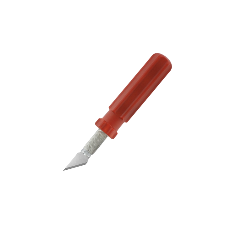 182336 - Heavy Duty #5 Knife with Plastic Red Handle and #24 Blade