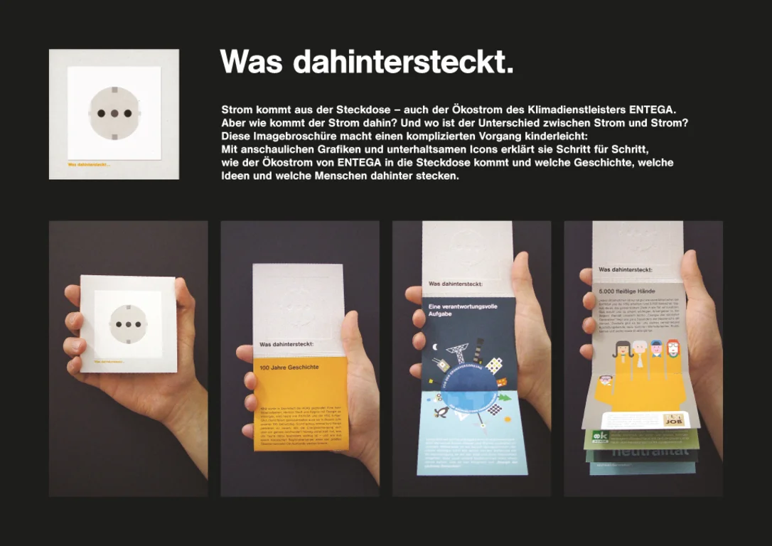 Entega Imageflyer "What's behind the socket"