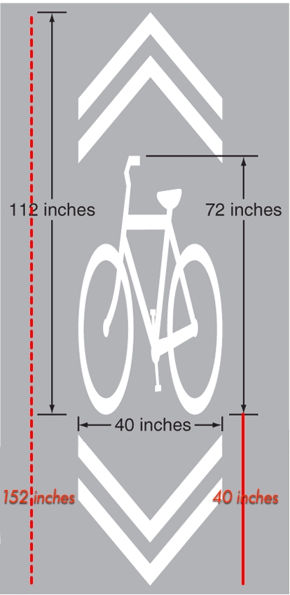 A possible alternative two-way sharrow for Provincetown’s Commercial Street