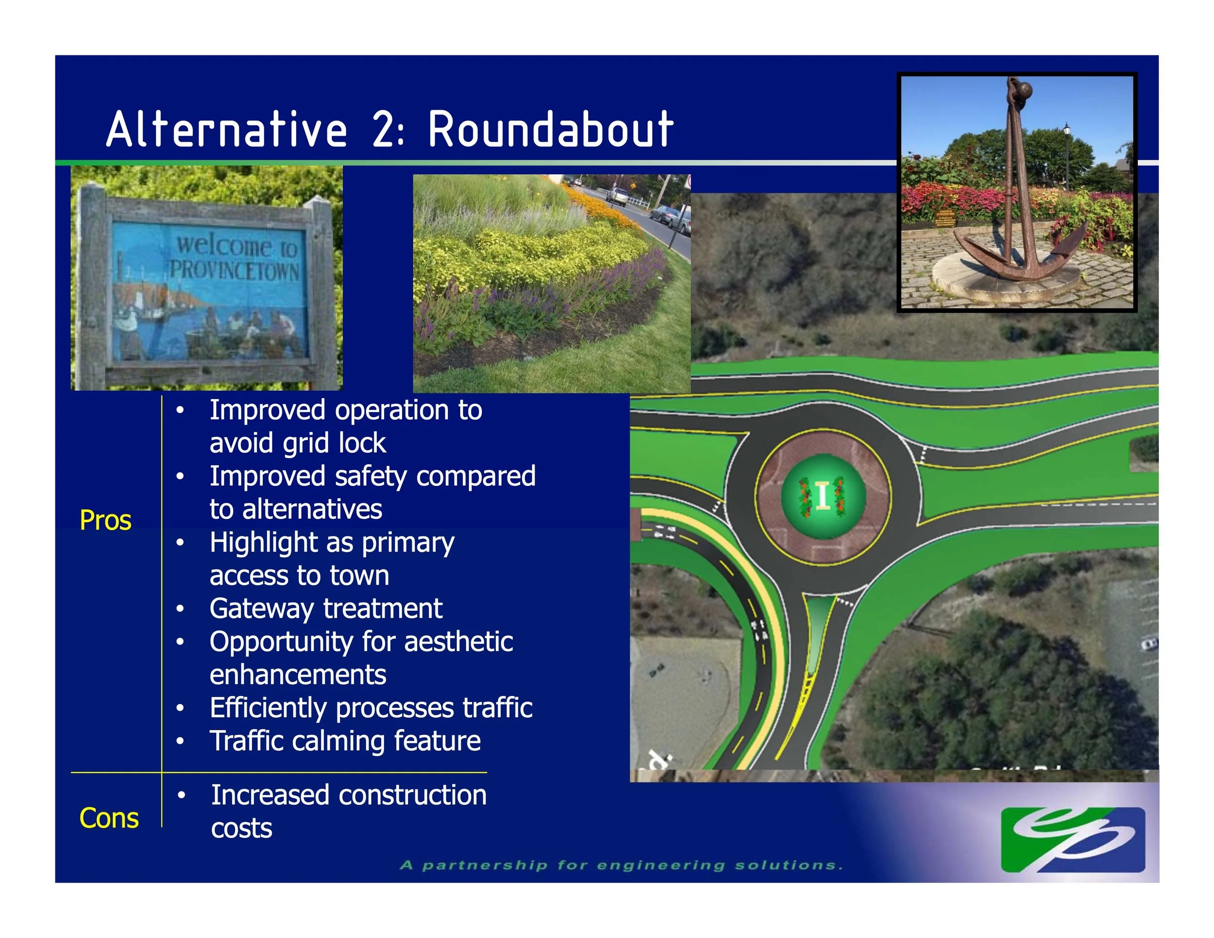 Roundabout proposed at Shank Painter Road and Route 6