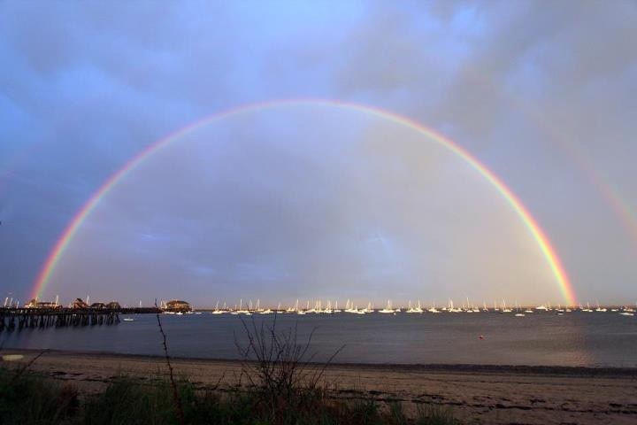 Rainbow over Provincetown