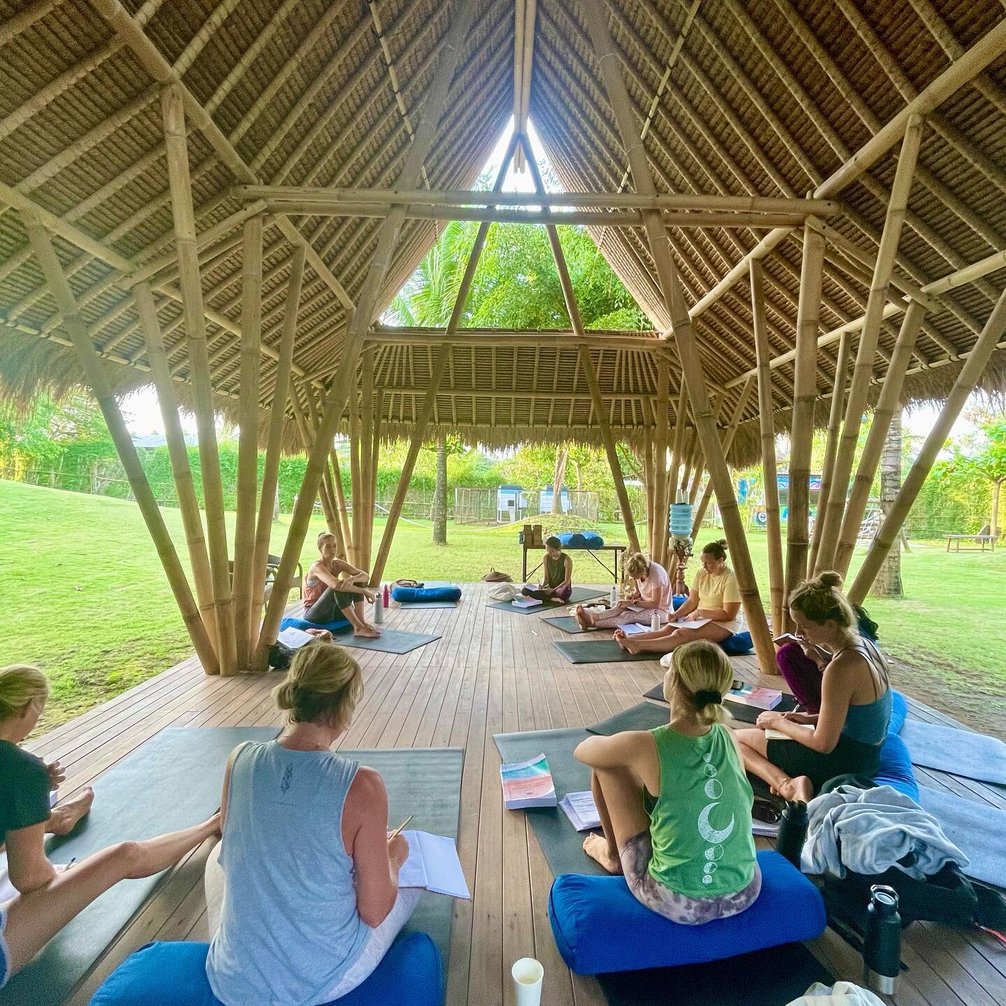 Different yoga spaces can bring different vibes. Learning in each of the yoga shalas at Komune brings about different experiences and growth. 

We are learning so much this week on energy and how it moves through our beings. 

The deeper education we