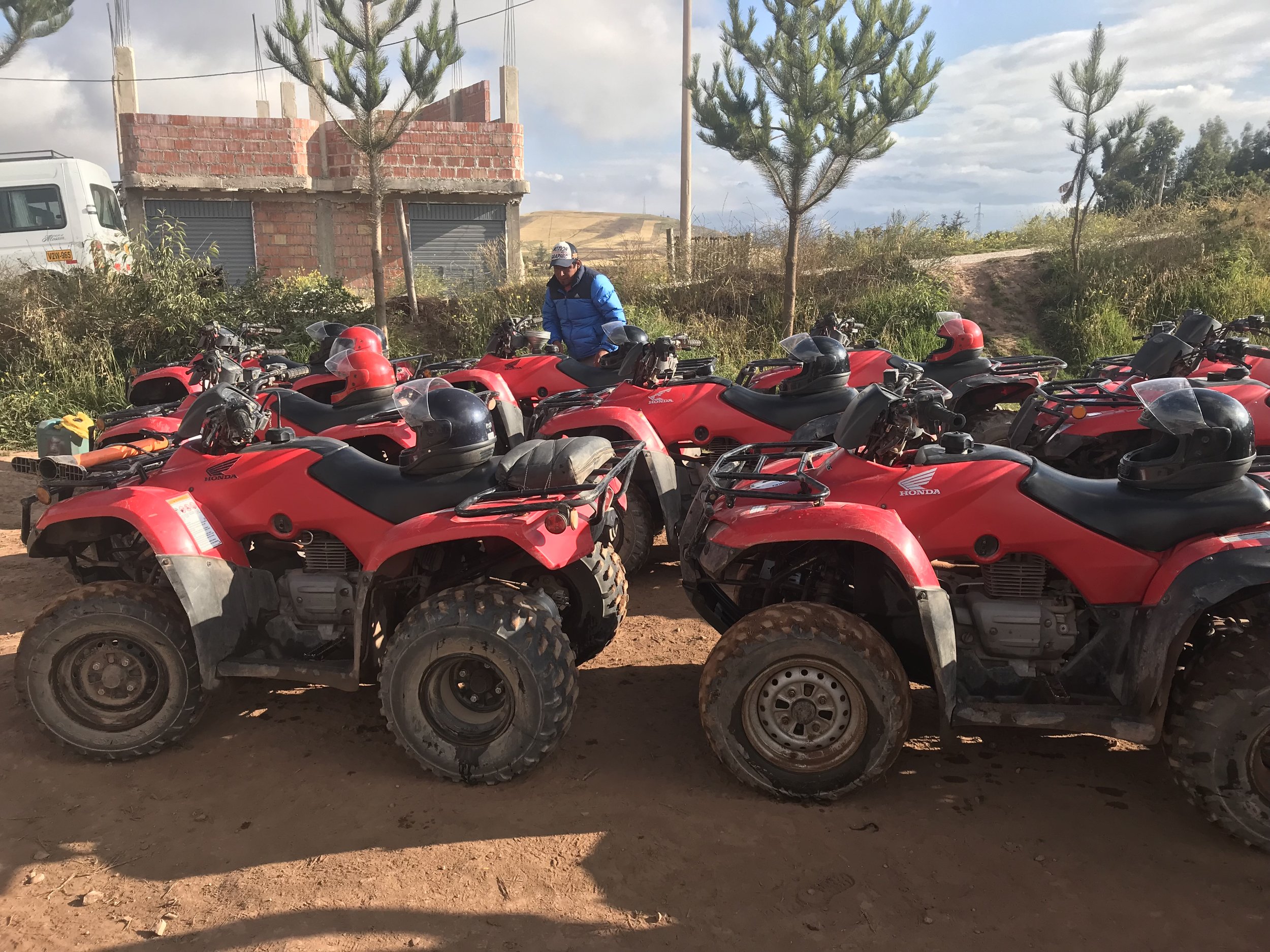 atving in the sacred valley
