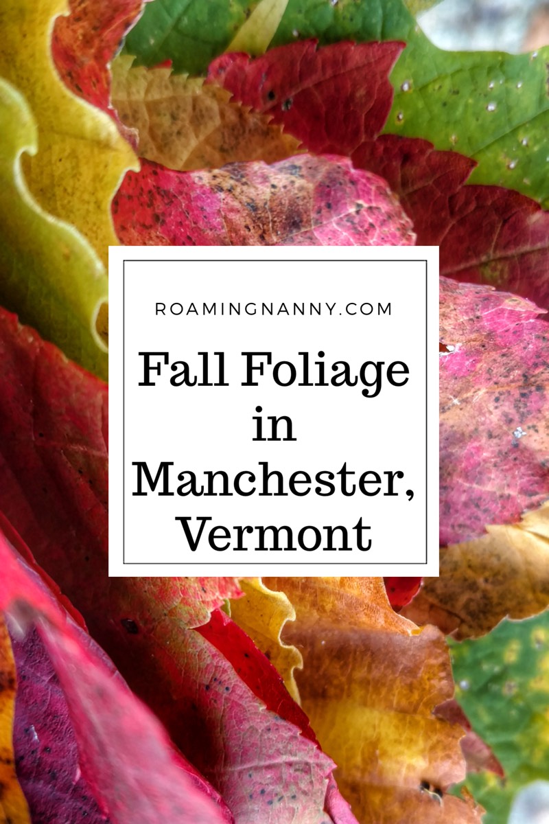 Vermont fall foliage is spectacular. The mountains, the colors of the leaves, and the chilly air make Manchester a perfect fall getaway. 