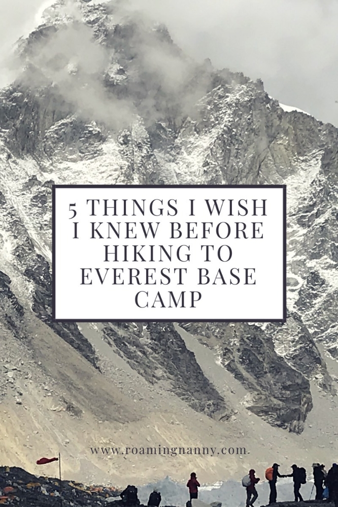  5 Things I Wish I Knew Before Hiking to Everest Base Camp #everestbasecamp #basecamp #everest #nepal #hike 