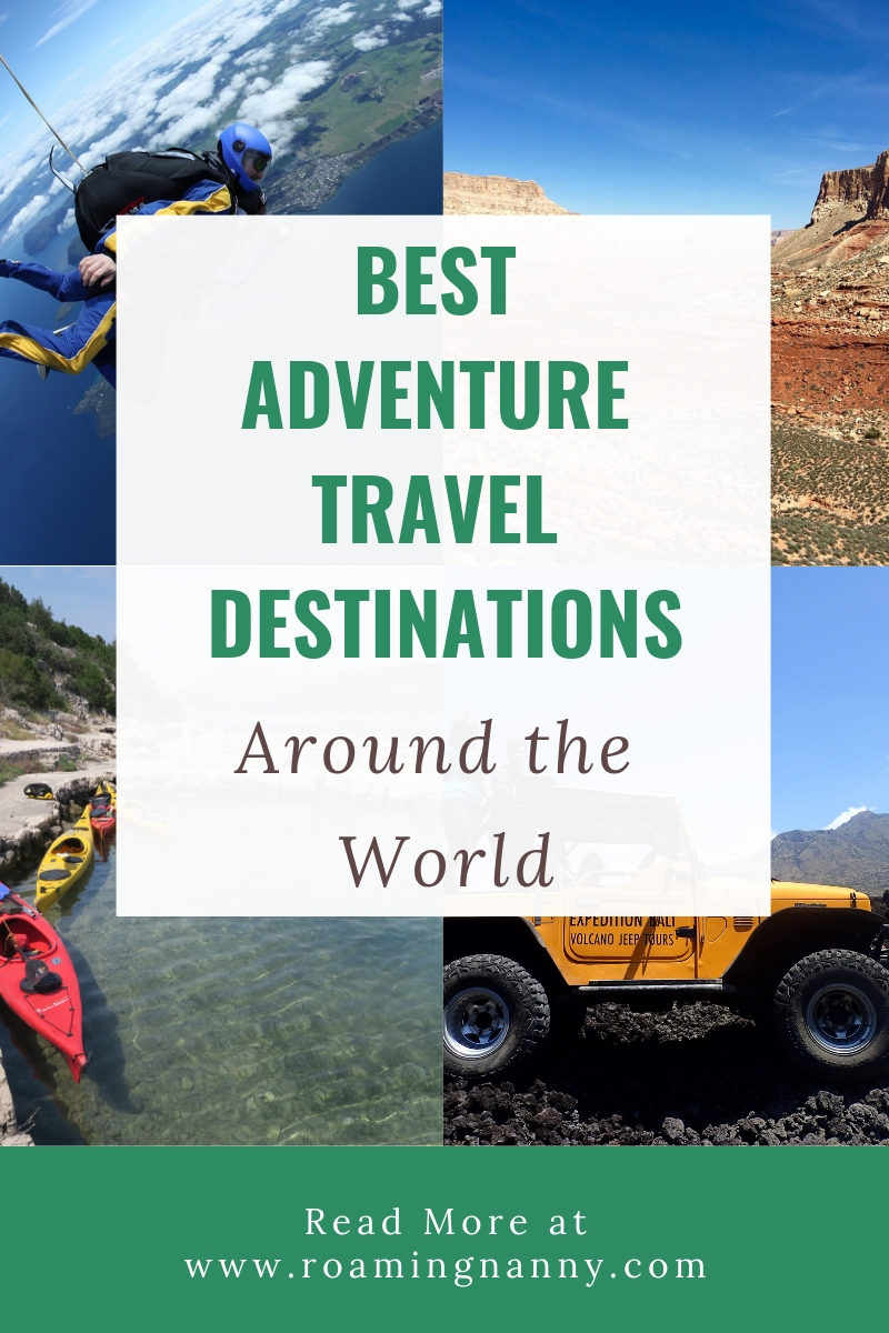 Adventure can be found near and far. Here are some of the best adventure travel destinations around the world #adventuretravel #adventureisoutthere #aroundtheworld 