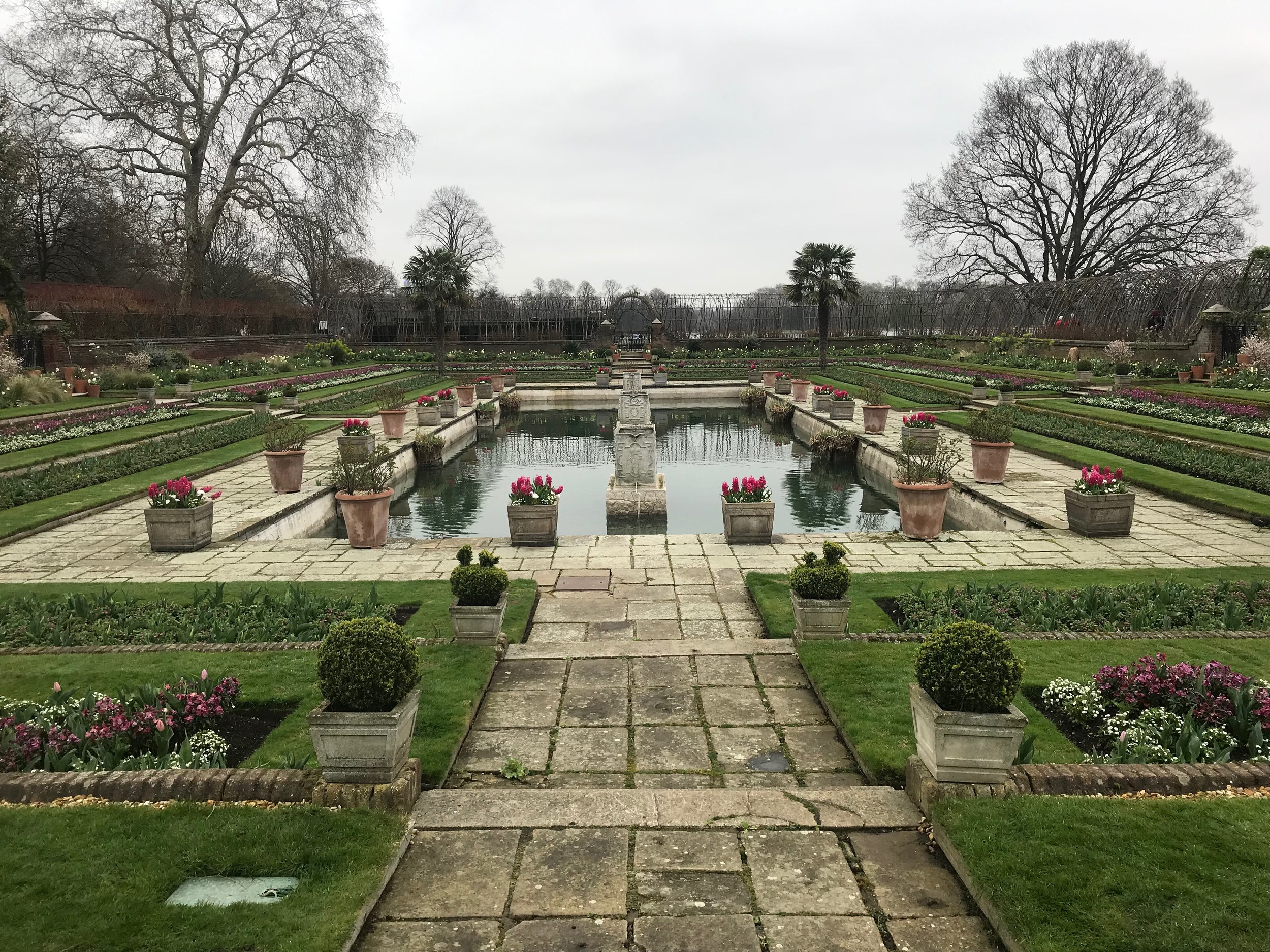 The Sunken Garden at Kensington Palace 