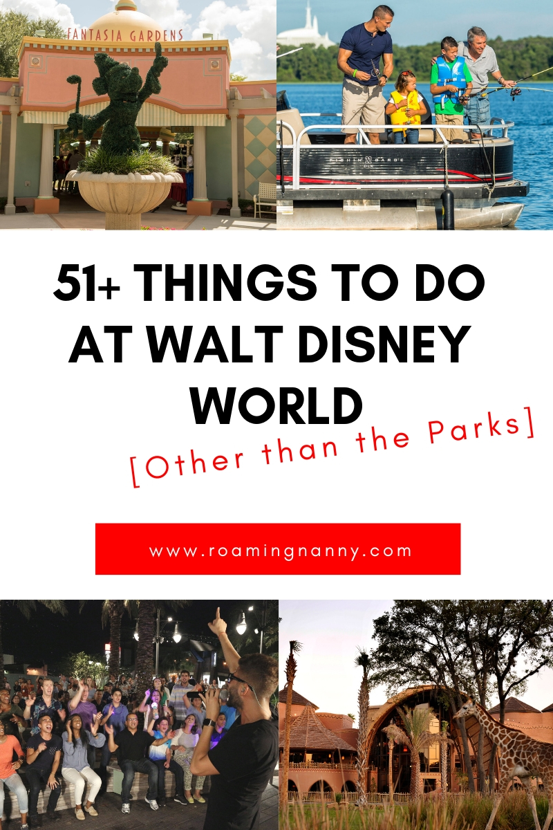  51+ Things to do at Walt Disney World. [other than the Parks] With so much to do how will you choose? #wdw #disneyworld #waltdisneyworld #disney 
