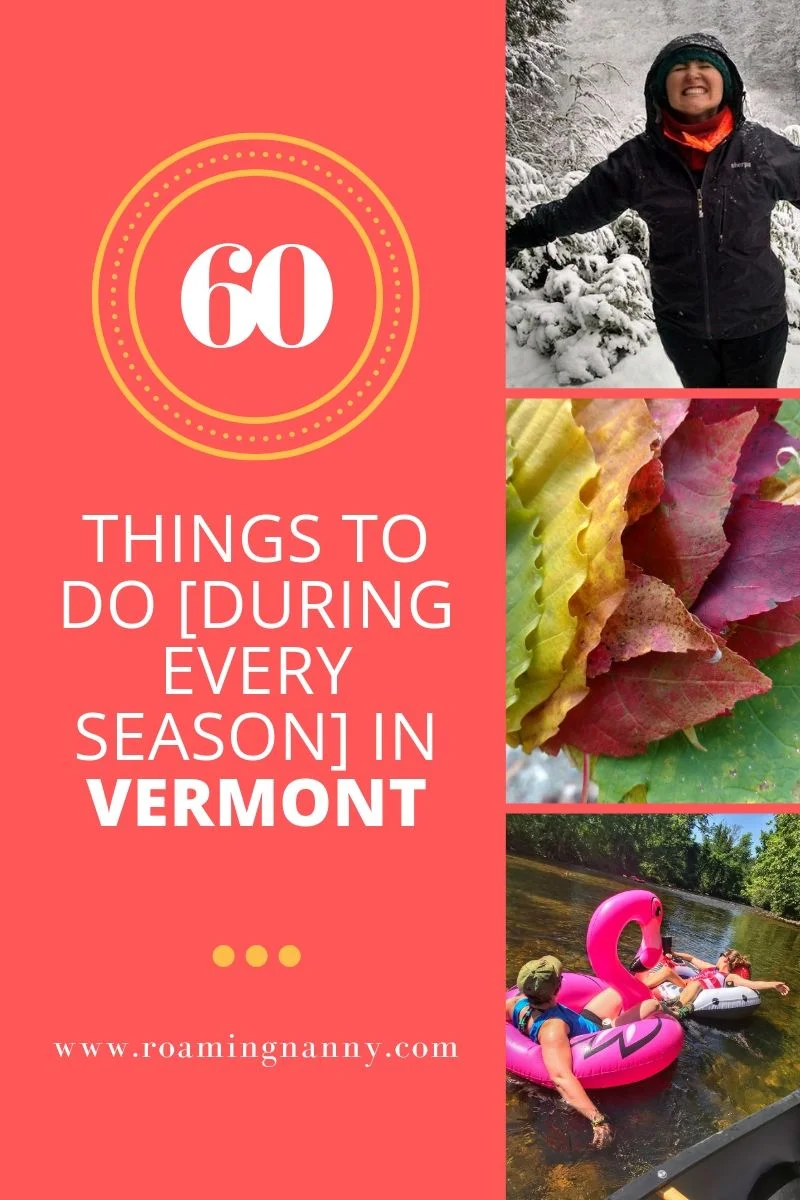  Winter, Spring, Summer, or Fall, Vermont is a 4 season destination. Here are 60 Things to do [During Every Season] in Vermont #winter #spring #summer #fall #vermont 