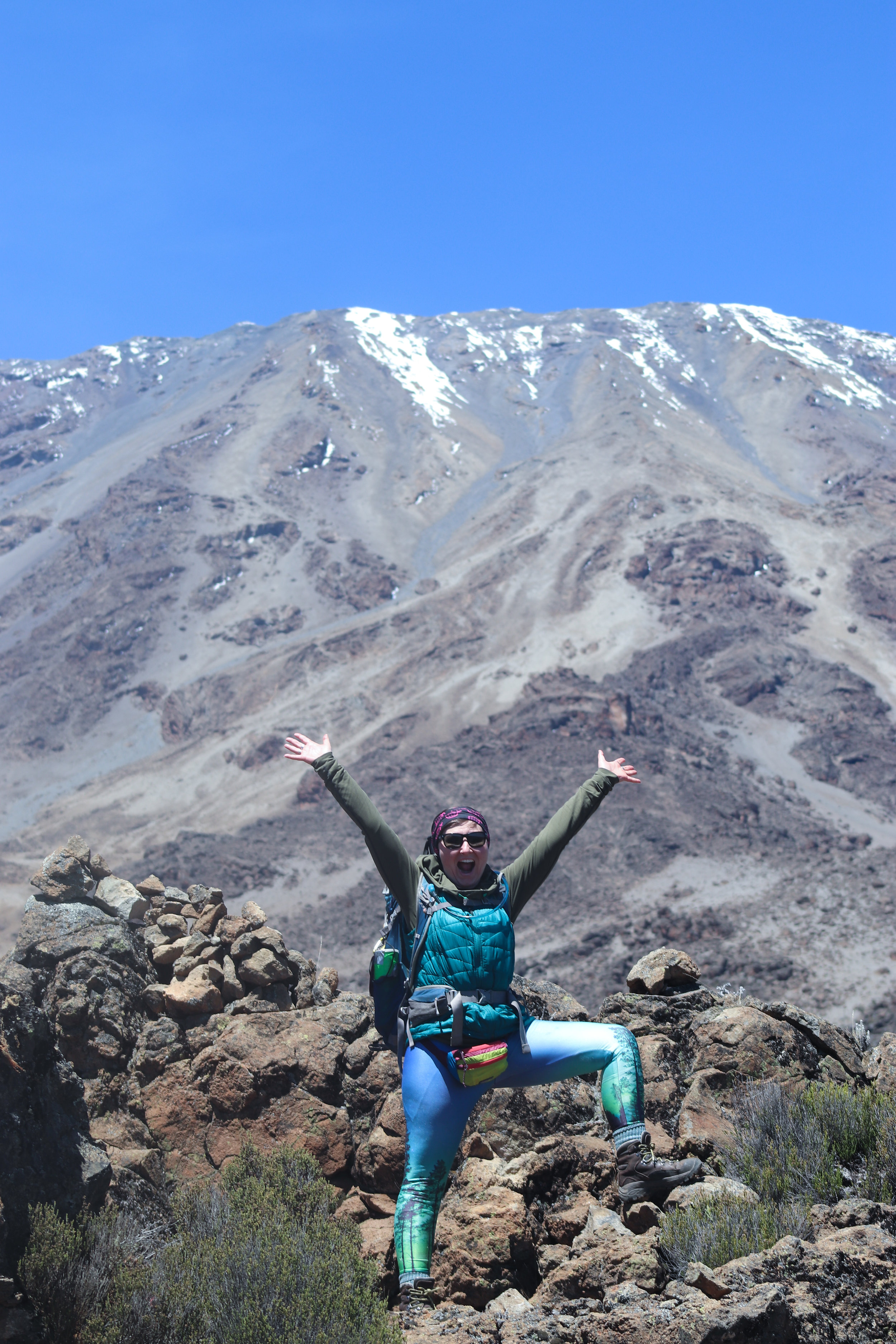  lady on Kilimanjaro routes 