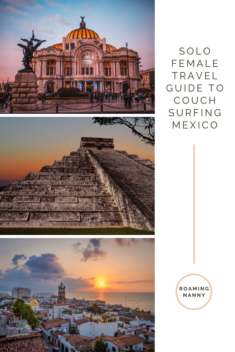 Learn how to Couchsurf your way through Mexico as a solo female traveler spending next to nothing on accomedations. #couchsurfing #couchsurf #solofemaletravel #mexico #visitmexico