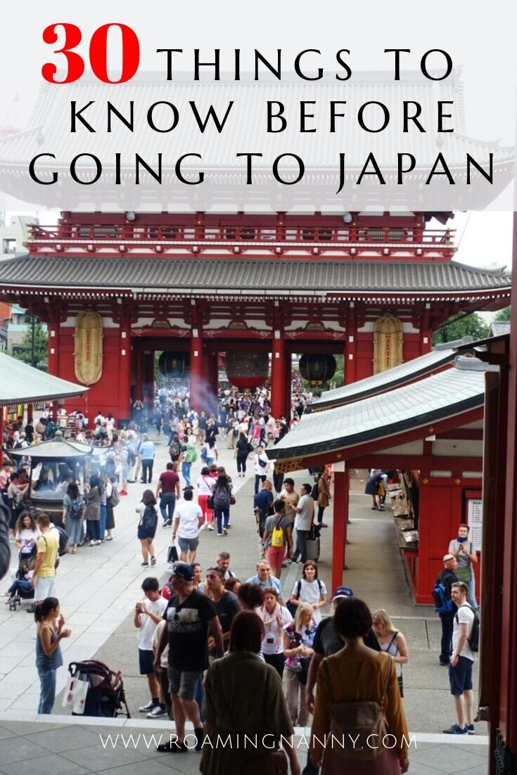 For those traveling to Japan for the first time it can be a bit of a culture shock. When I arrived I realized to not make waves and stick out like a sore thumb I needed to learn some things pretty quickly about the culture. Here is a list of 30 things you need to know to help you have the most amazing time in Japan. #japan #experiencejapan #thingstoknow #visitjapan 