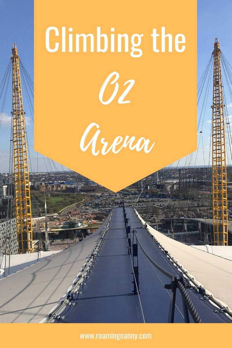  Looking for a bit of Adventure in London? Strap on a harness and climb the O2 Arena for an epic view of this legendary city. #london #visitlondon #o2arena #upattheo2 #climbtheo2 #adventure 