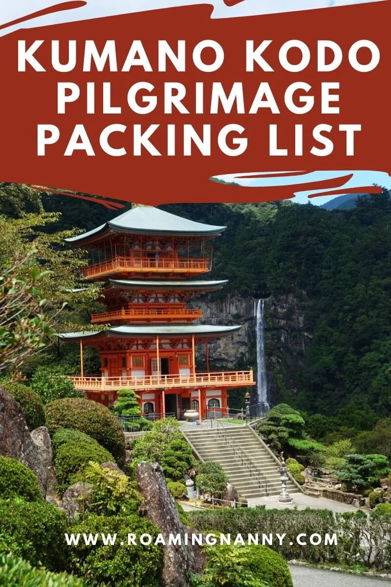 A packing list of everything you need to bring for your adventure on the Kumano Kodo Pilgrimage. #pilgrimage #japan #hikejapan #kumanokdo 