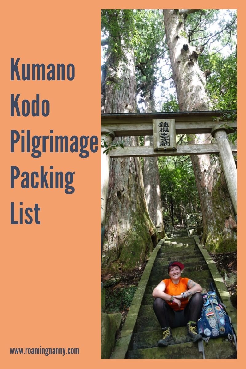 A packing list of everything you need to bring for your adventure on the Kumano Kodo Pilgrimage. #pilgrimage #japan #hikejapan #kumanokdo