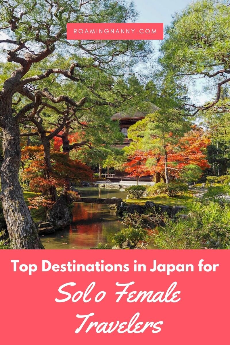  Form Temples to amazing food to breathtaking nature Japan is one of the best countries for solo female travel. Here are the top destinations in Japan according to a group of female travel bloggers. #japan #topdestinationsinjapan #visitjapan #solofemaletravel #solotraveljapan 