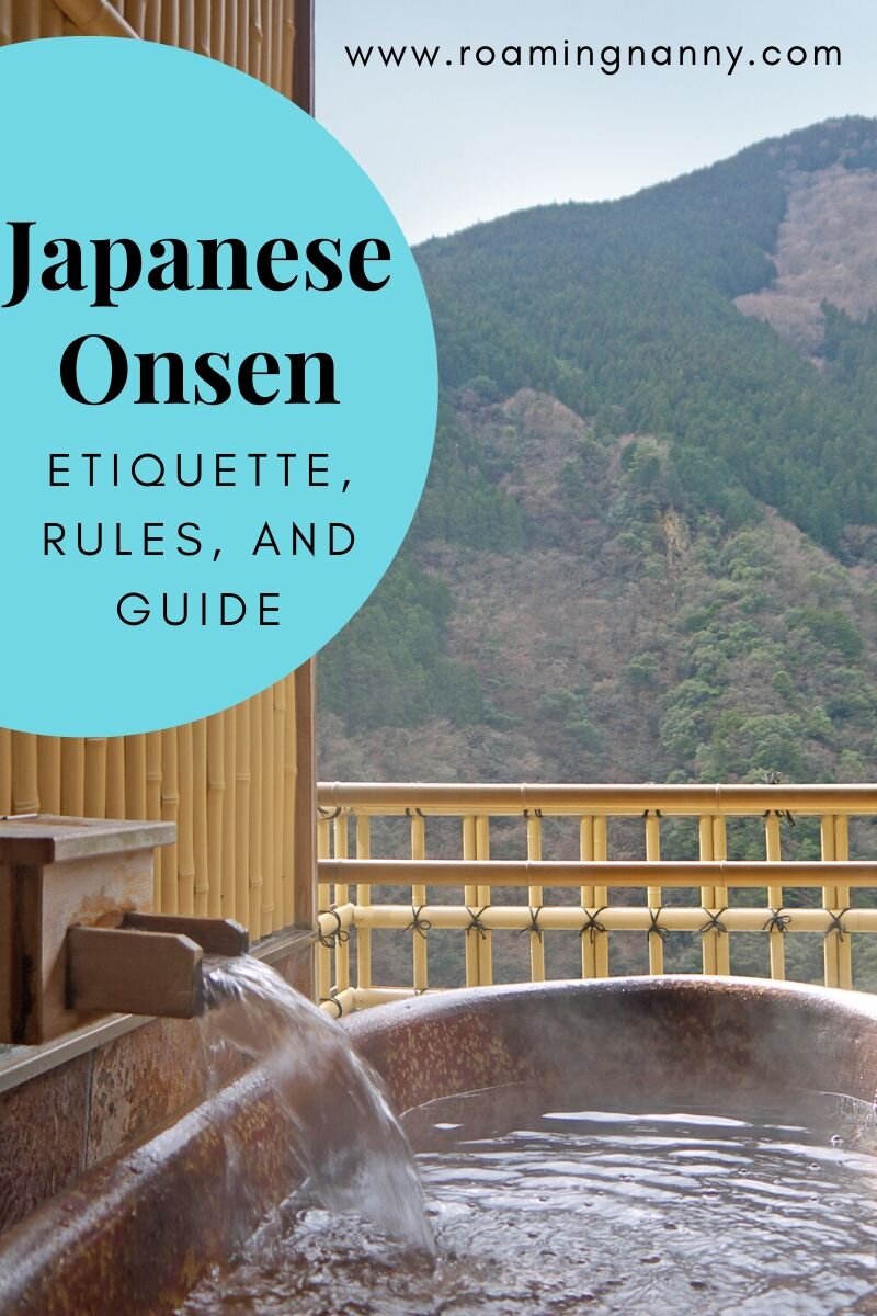 I was made for the Japanese onsen life. I’ve put together this guide about etiquette and rules to help you have a great experience at the Japanese hot springs. #onsen #japan #japaneseonsen #japanesehotspring #hotspring #onsenetiquette