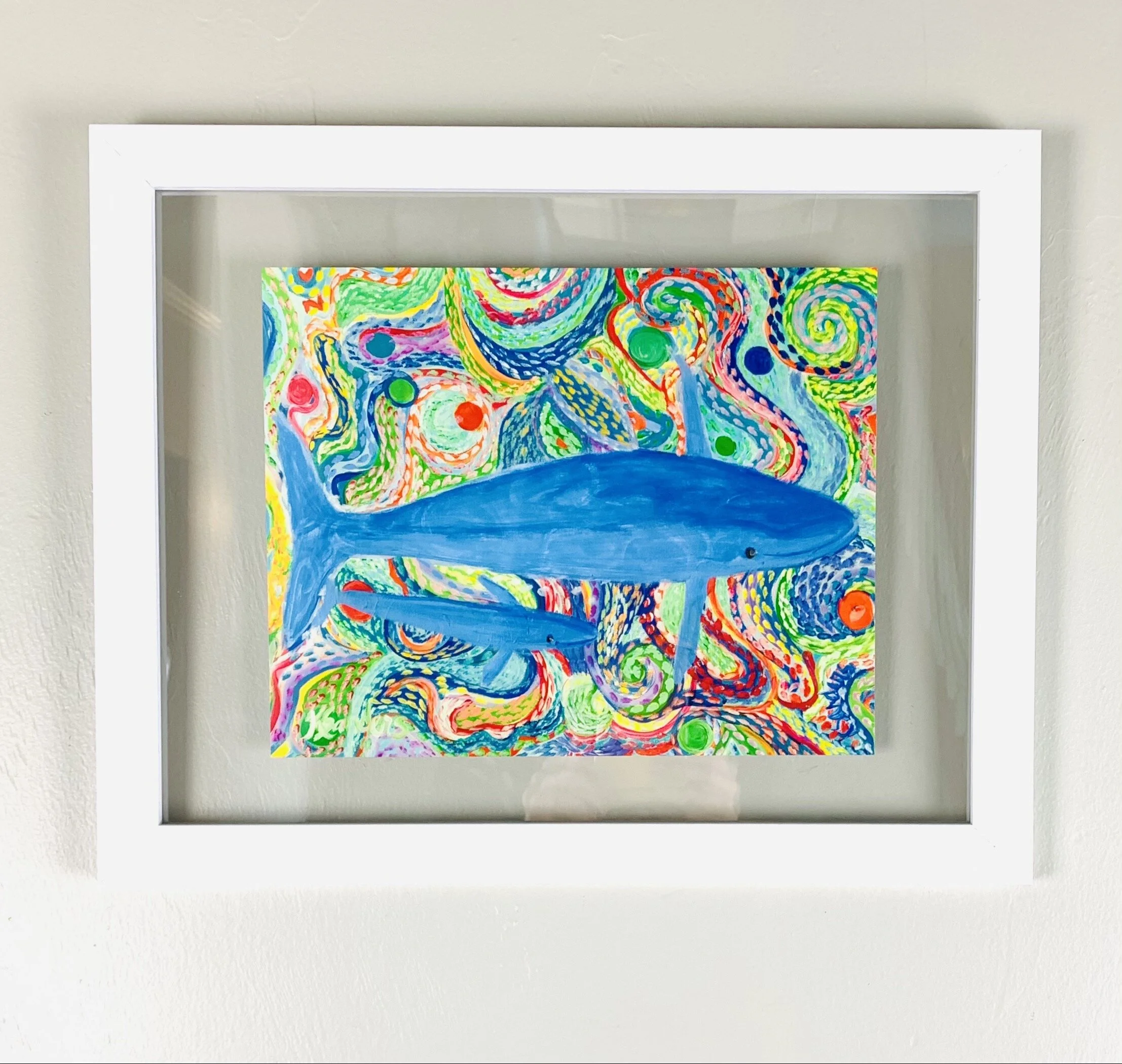 8x10 shown in floating frame